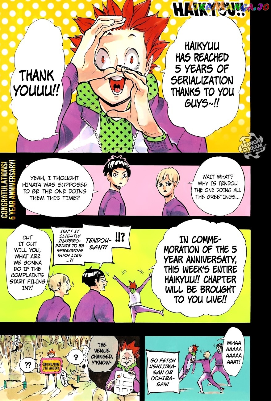 Haikyuu!!, Chapter 250 image 02